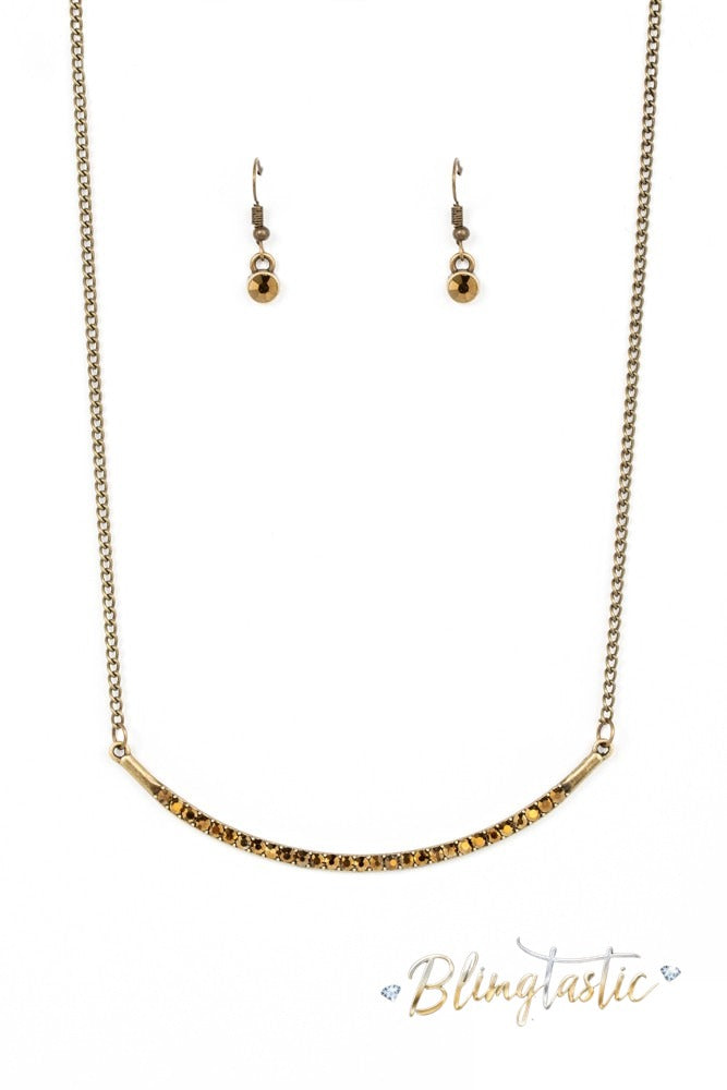 Collar Poppin Sparkle - Brass