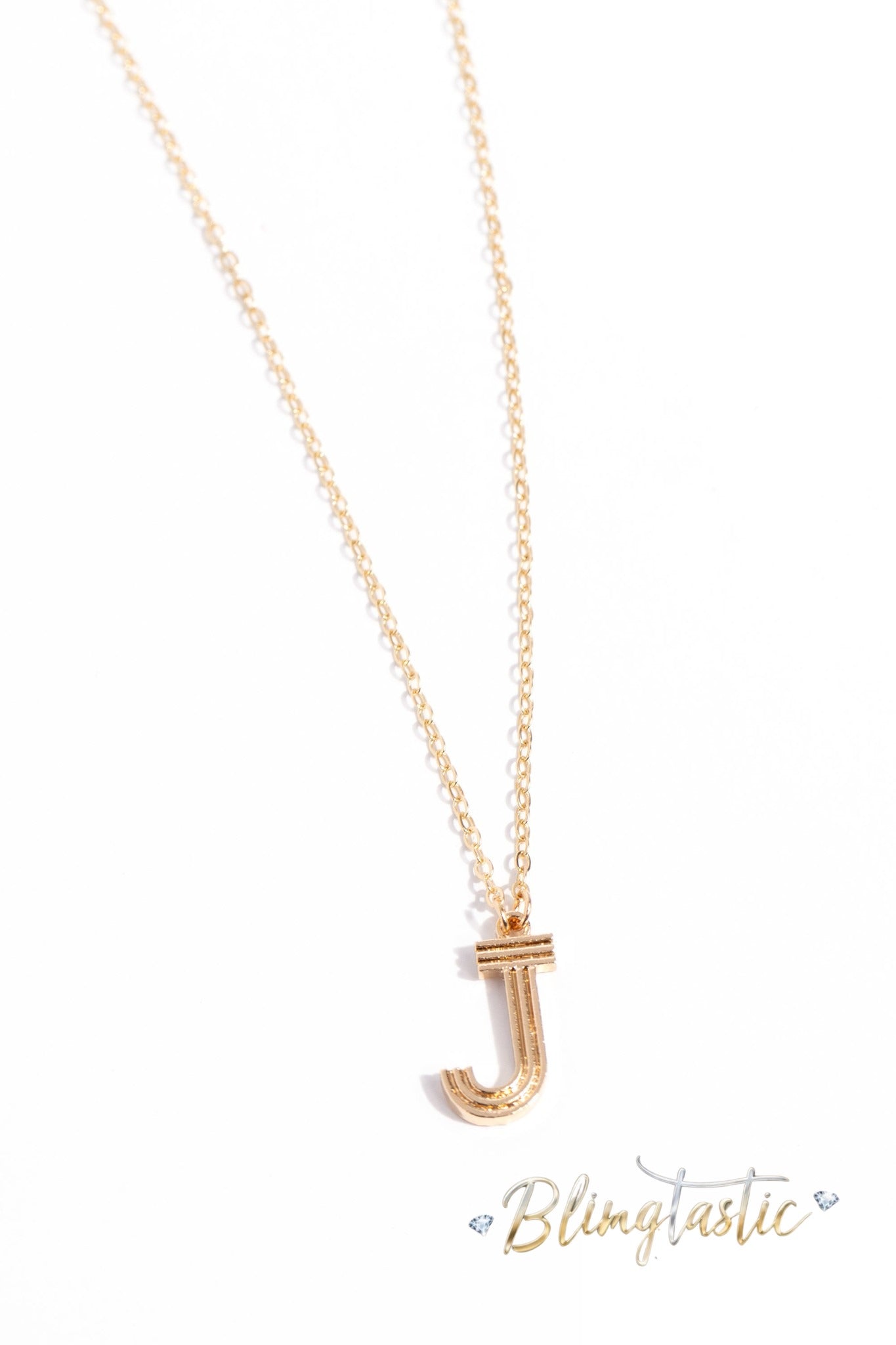 Leave Your Initials - Gold - J