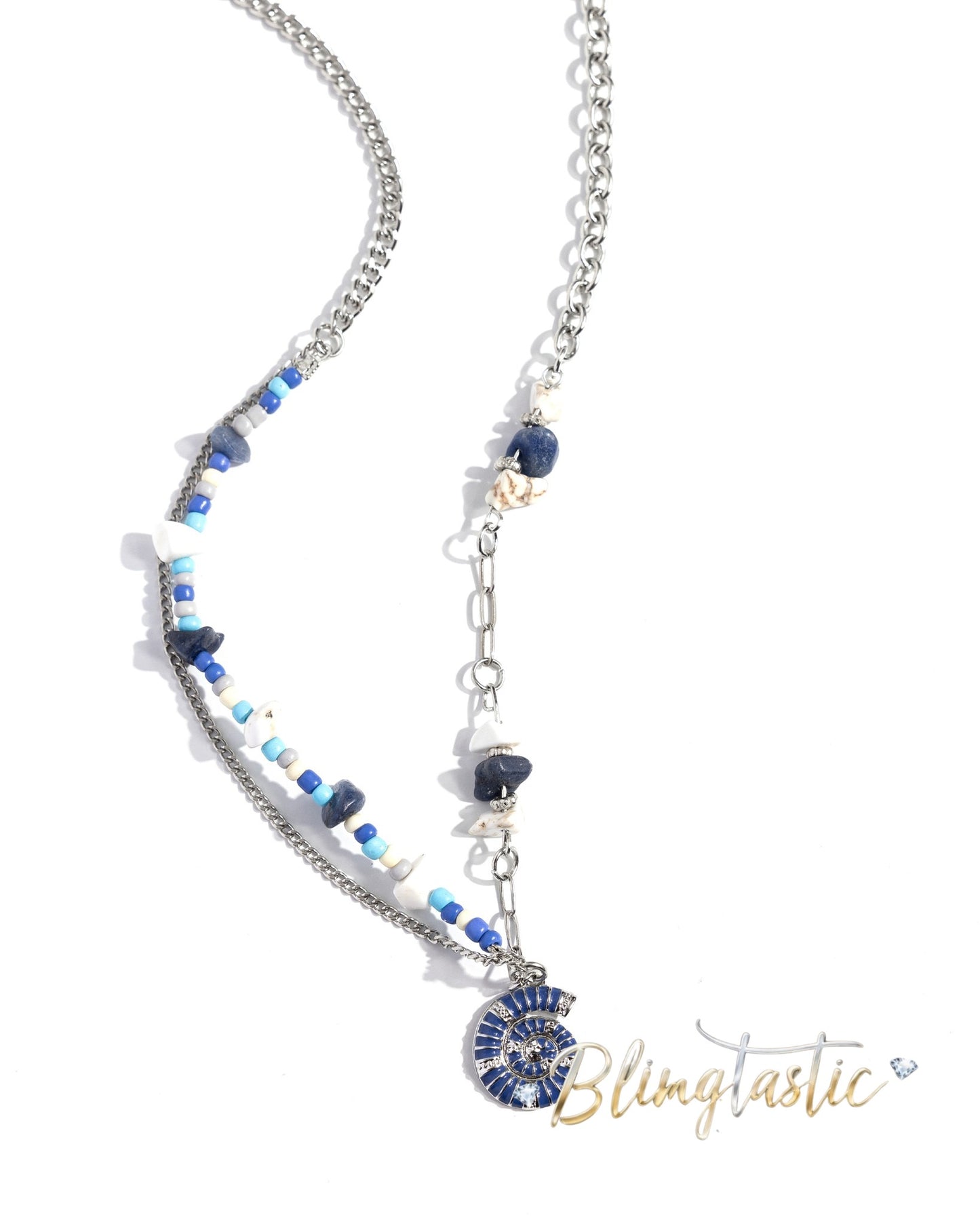 Spiraling Seafloor - Blue