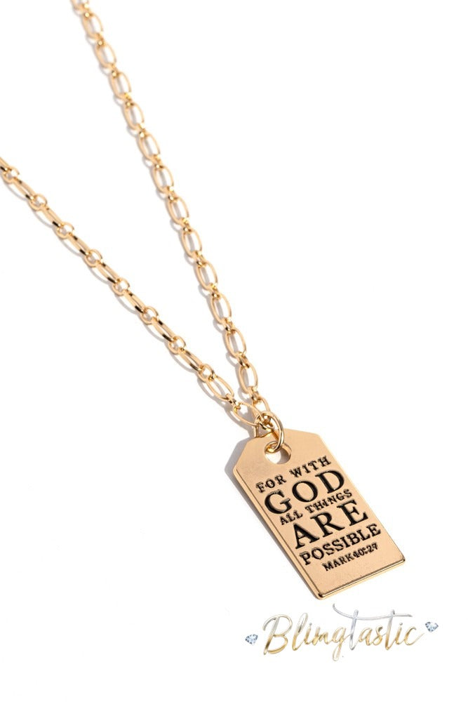 Possible Pendant - Gold