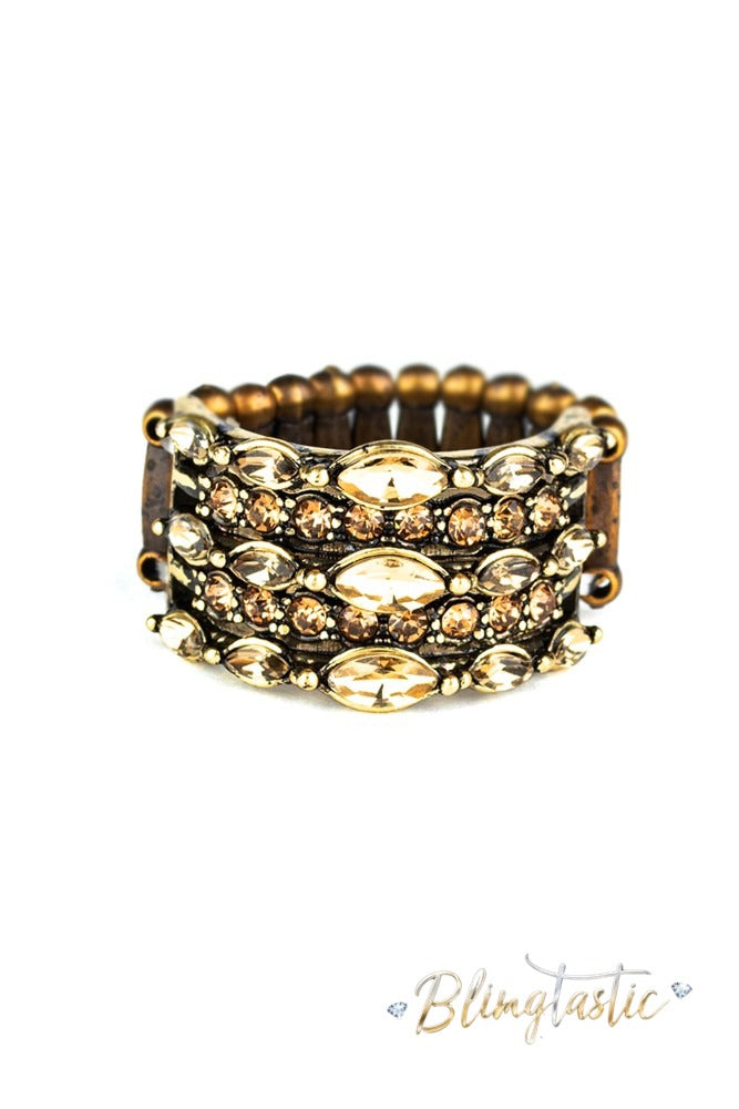 Diva Diadem - Brass
