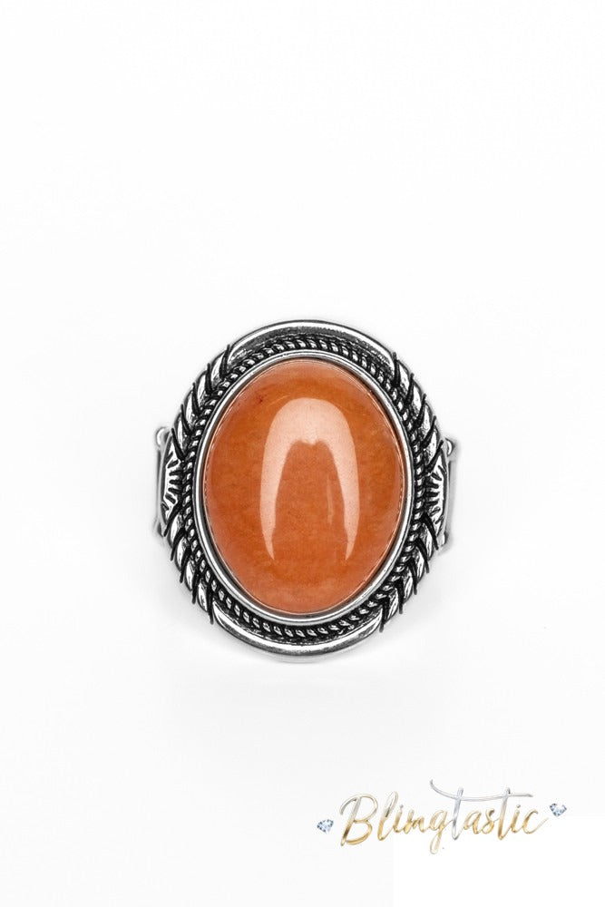 Stone Terrarium - Orange