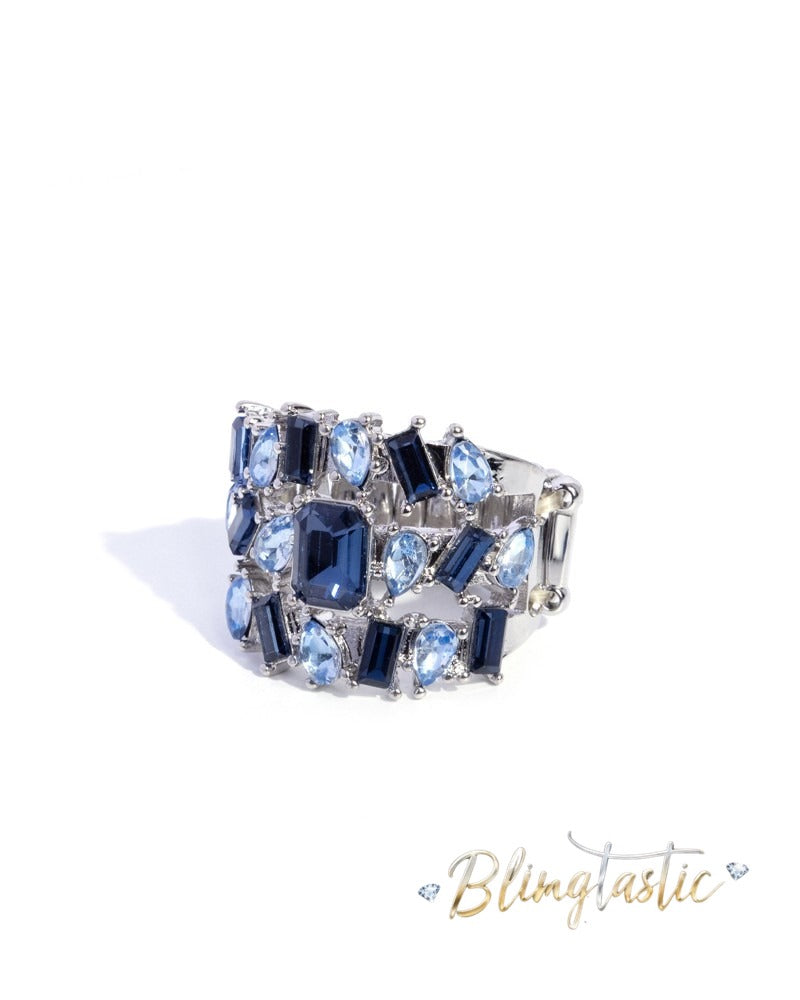 Strategically Shimmery - Blue
