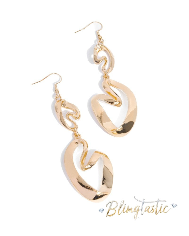 Abstract Angles - Gold