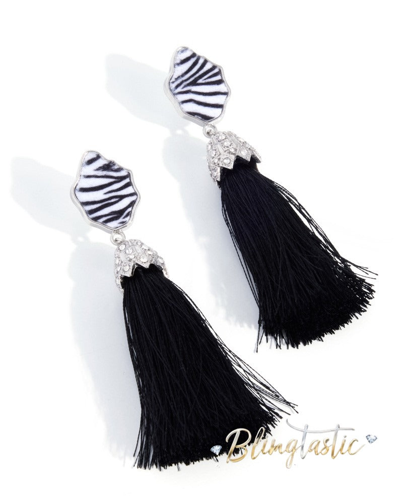 Iconic Zebra - Black