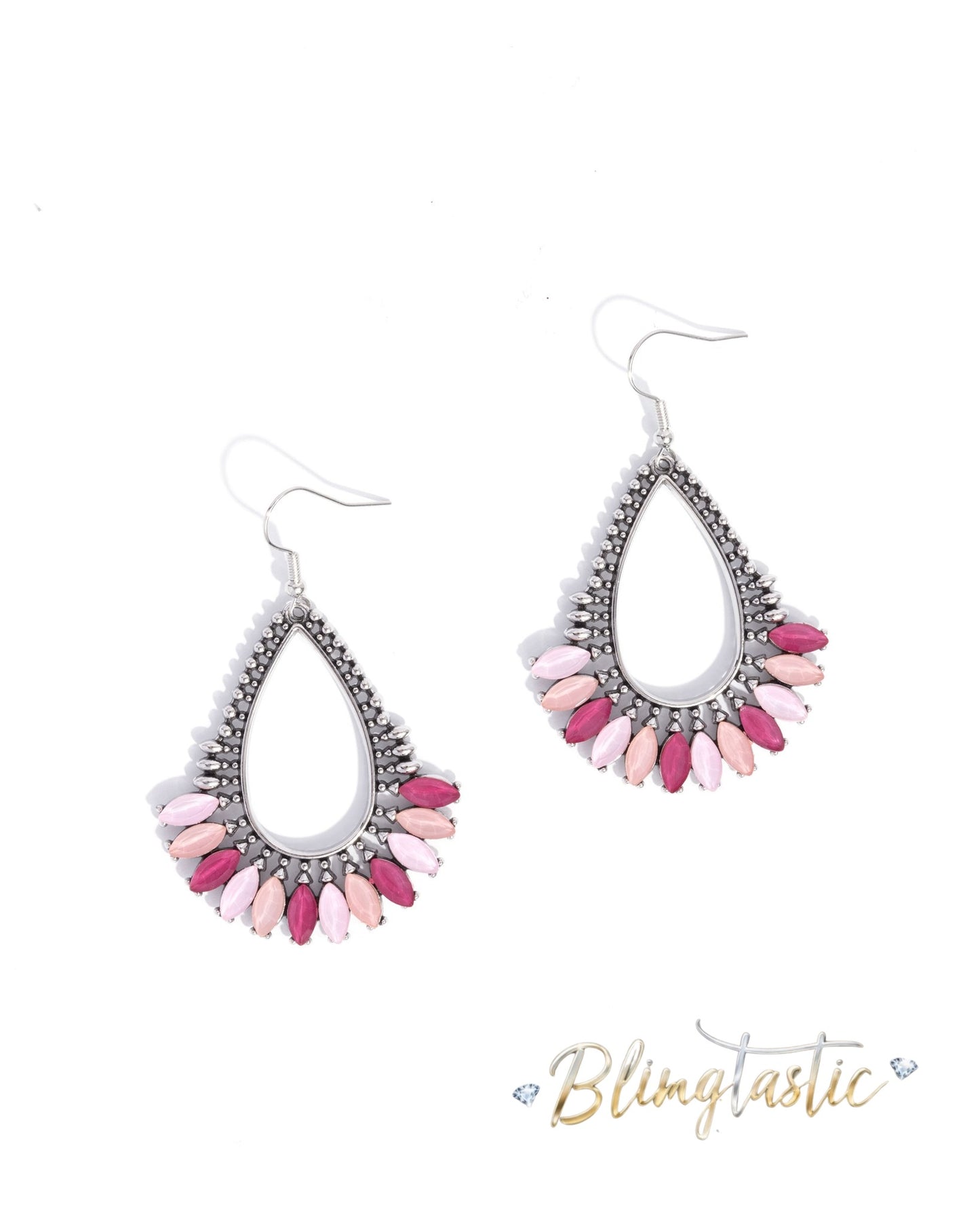 Pronged Pattern - Pink