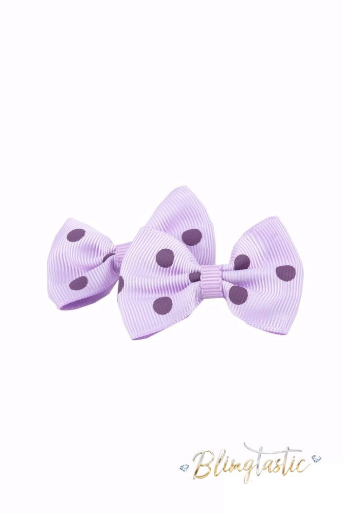 Polka Dot Drama - Purple