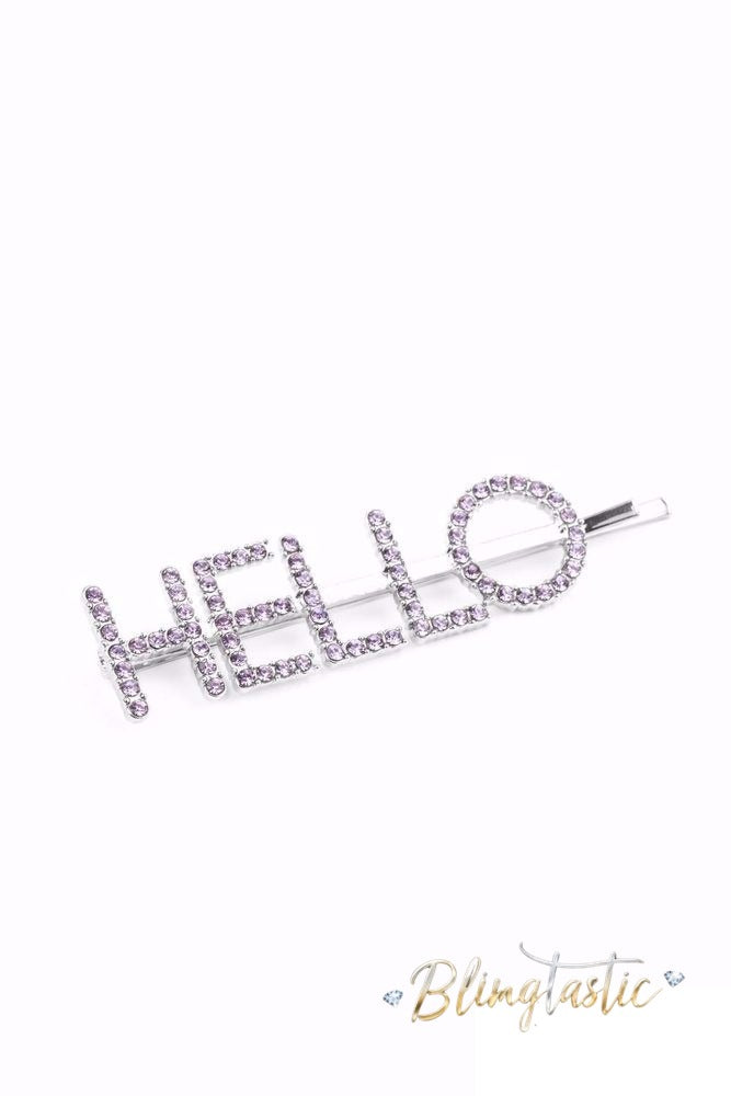 Hello There - Purple