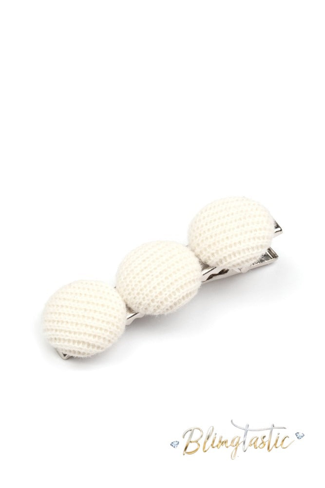 Cute as a Button - White