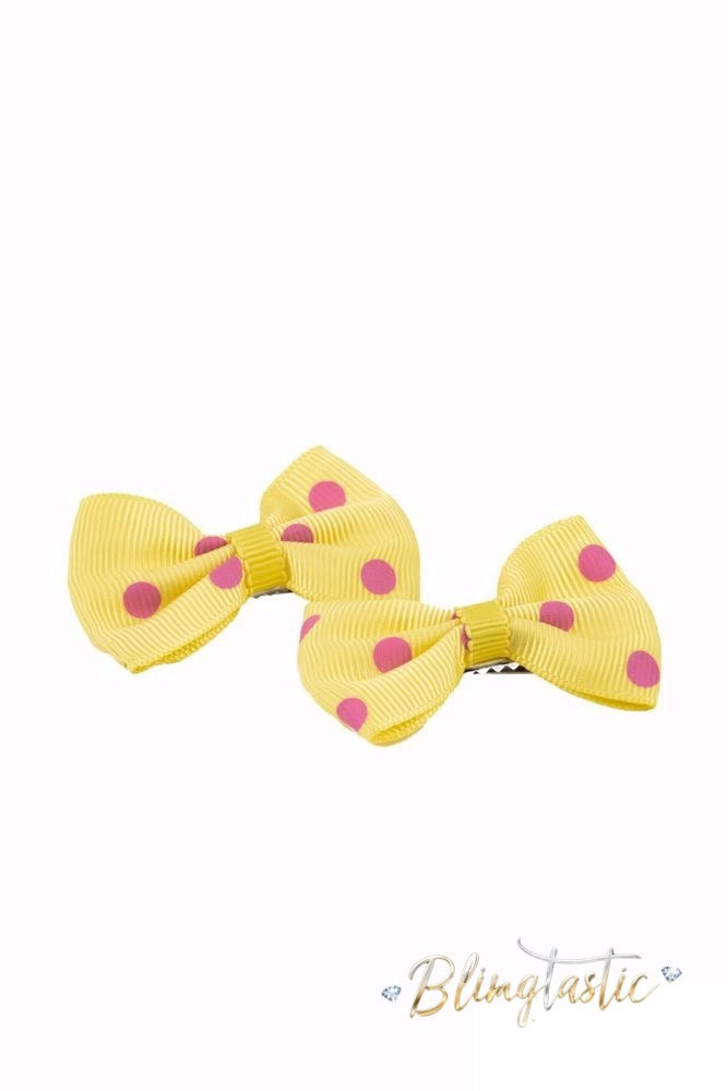 Polka Dot Drama - Yellow