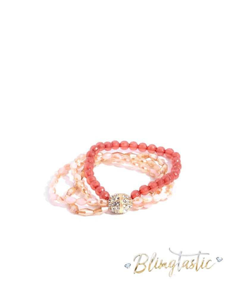 Beaded Boundary - Pink