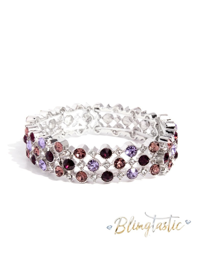 Ladylike Lattice - Purple