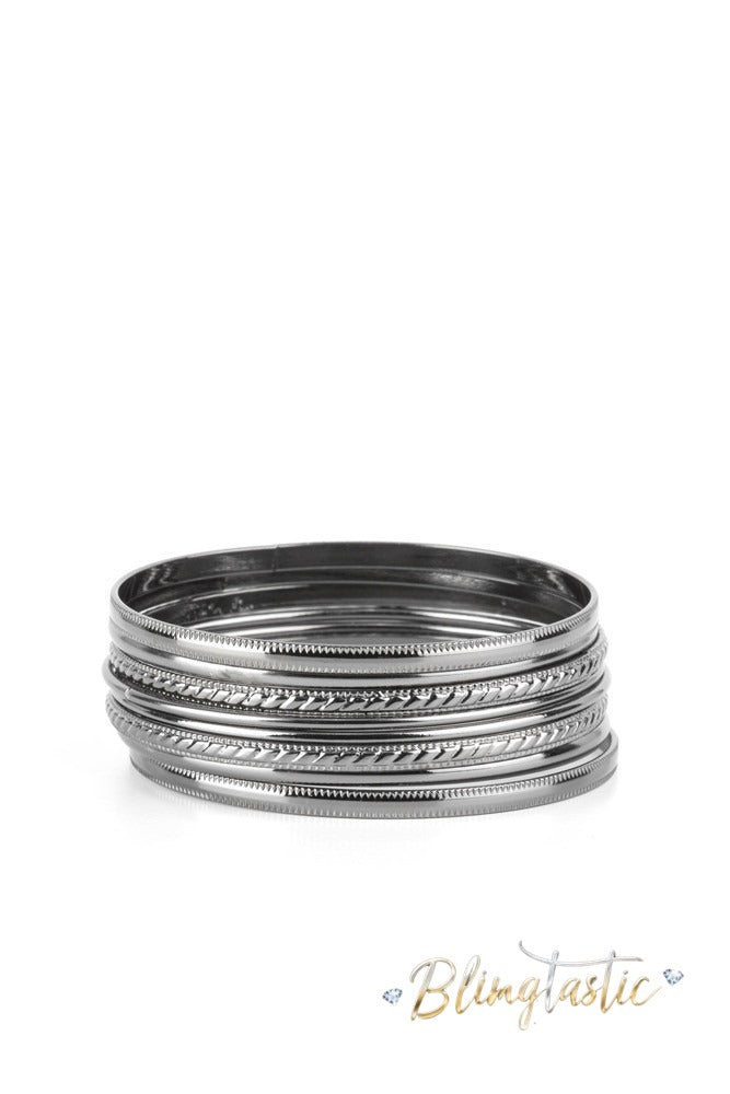 Stackable Shimmer - Black