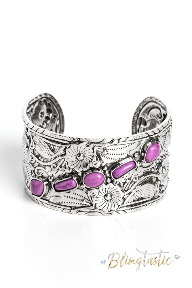 Still FLORAL Stones - Purple