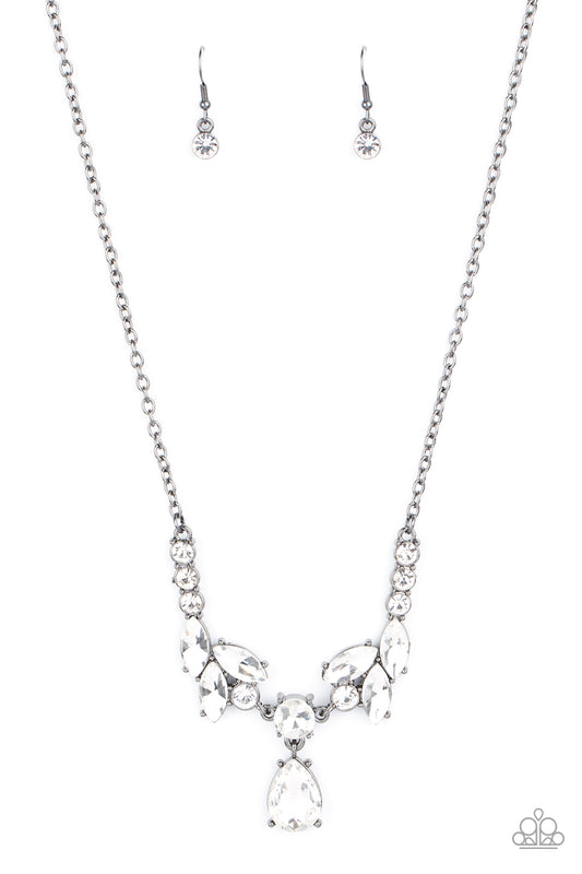 Unrivaled Sparkle Necklace-Silver