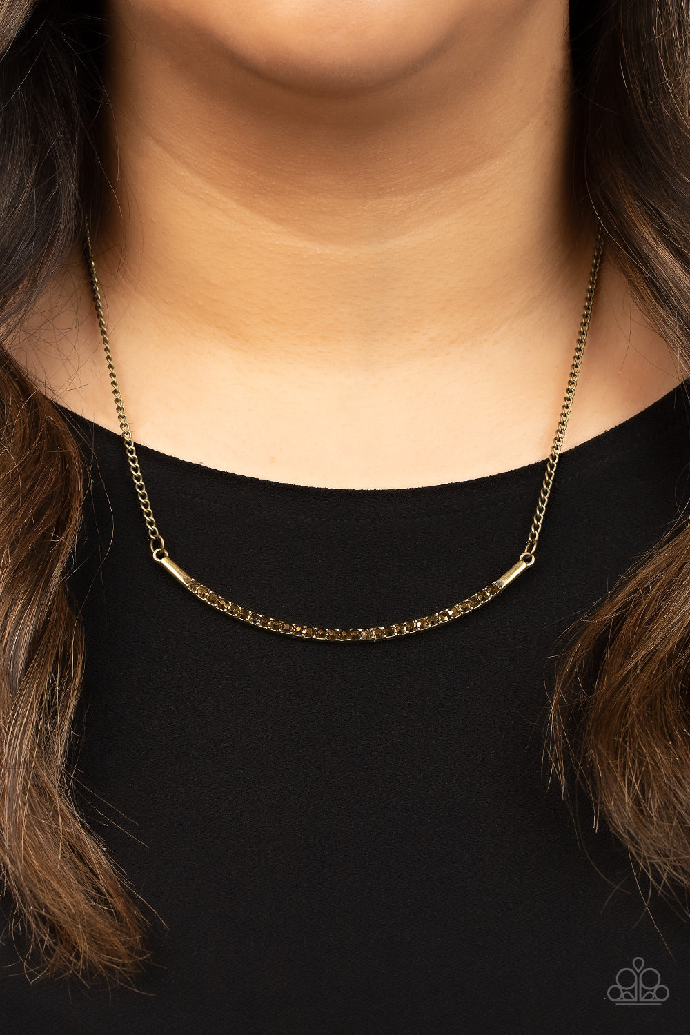 Collar Poppin Sparkle-Brass