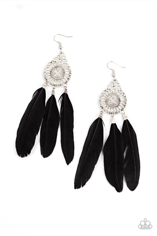 Pretty in Plumes-Black
