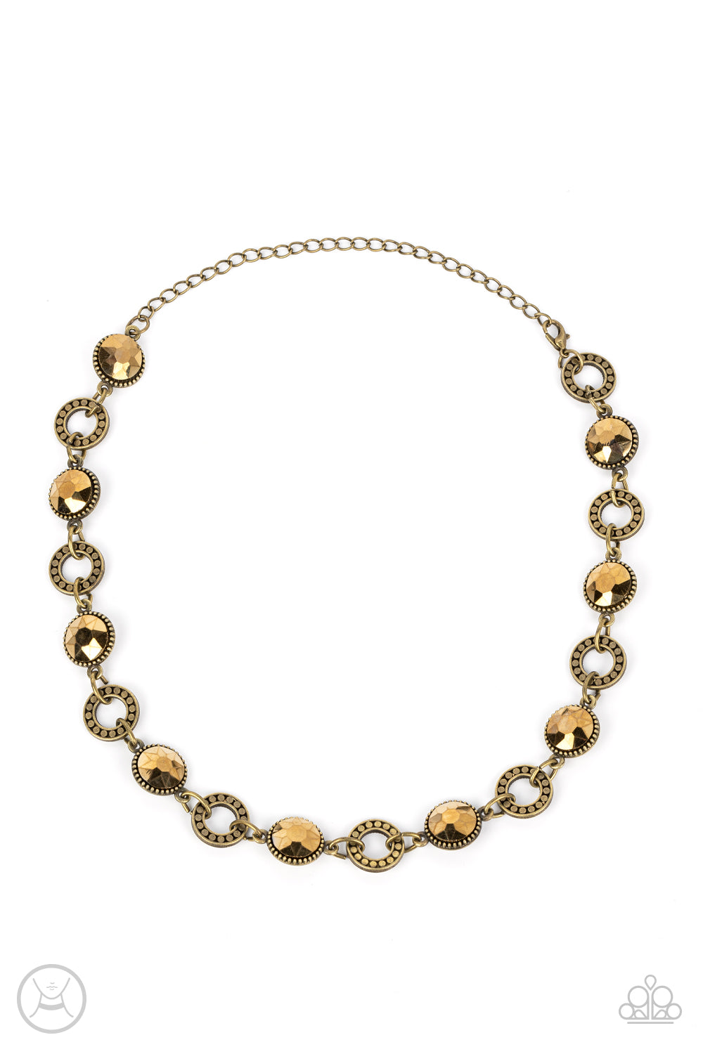 Rhinestone Rollout Necklace
