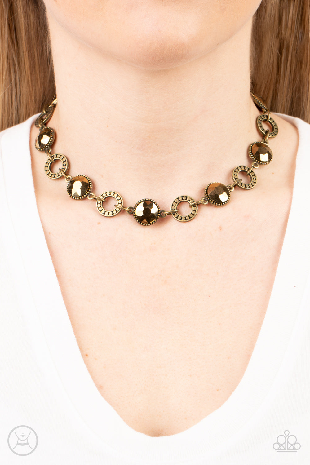 Rhinestone Rollout Necklace