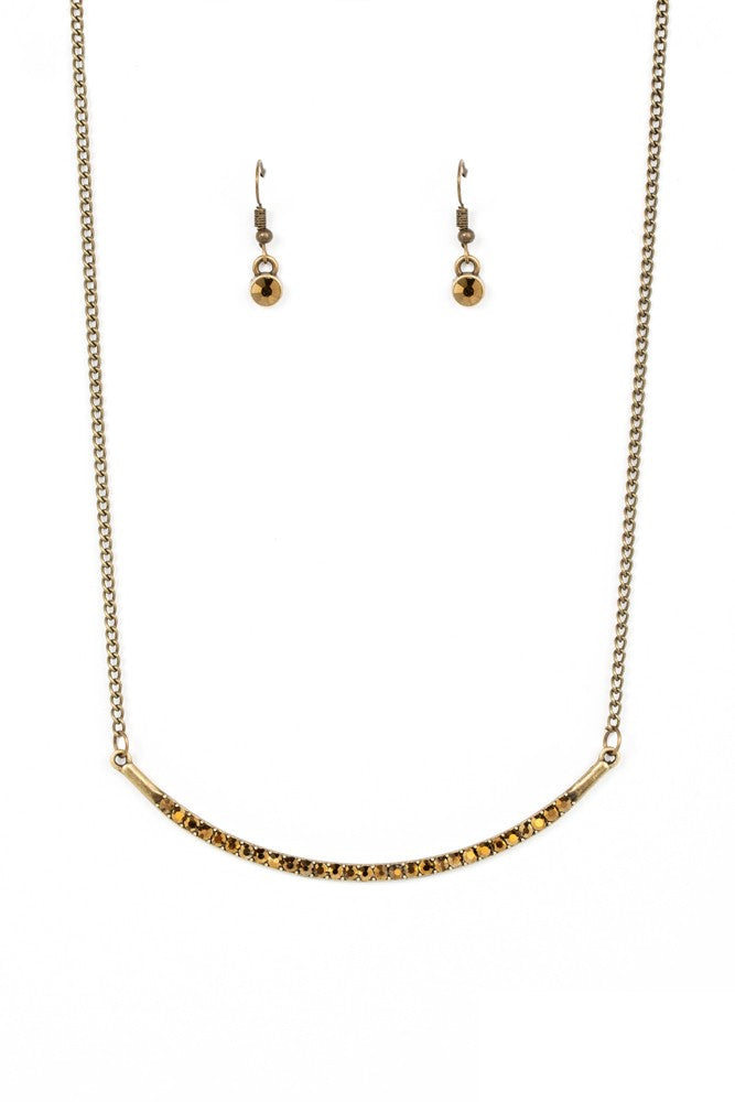 Collar Poppin Sparkle - Brass