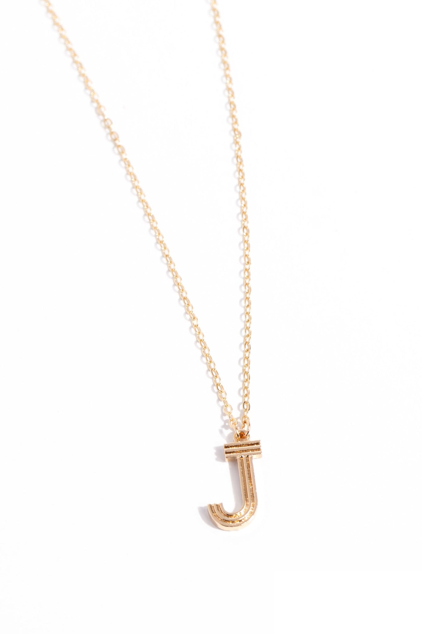Leave Your Initials - Gold - J