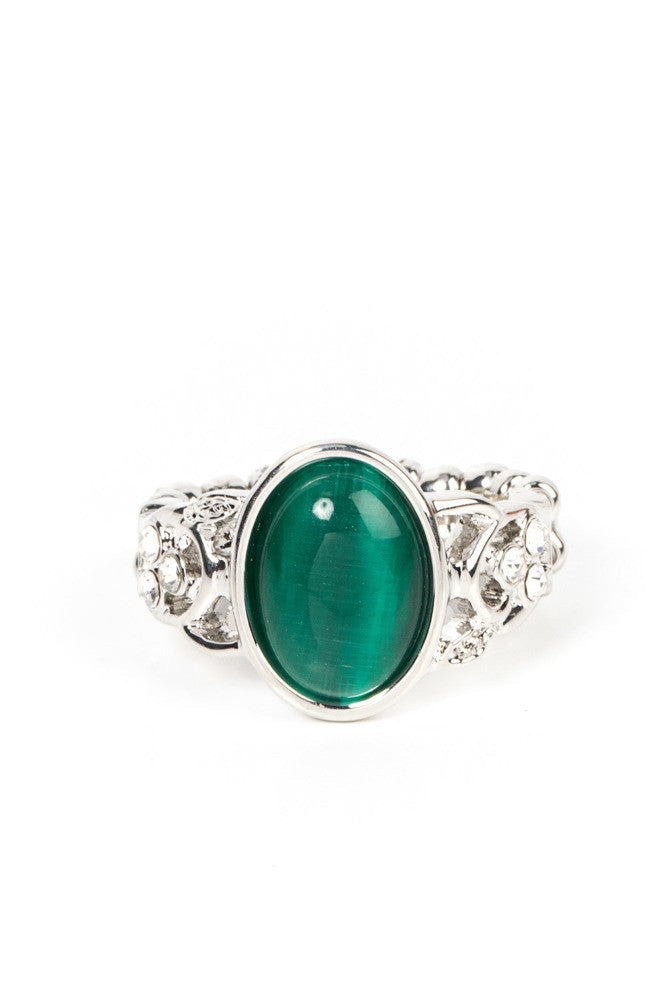 Crystals and Cats Eye - Green