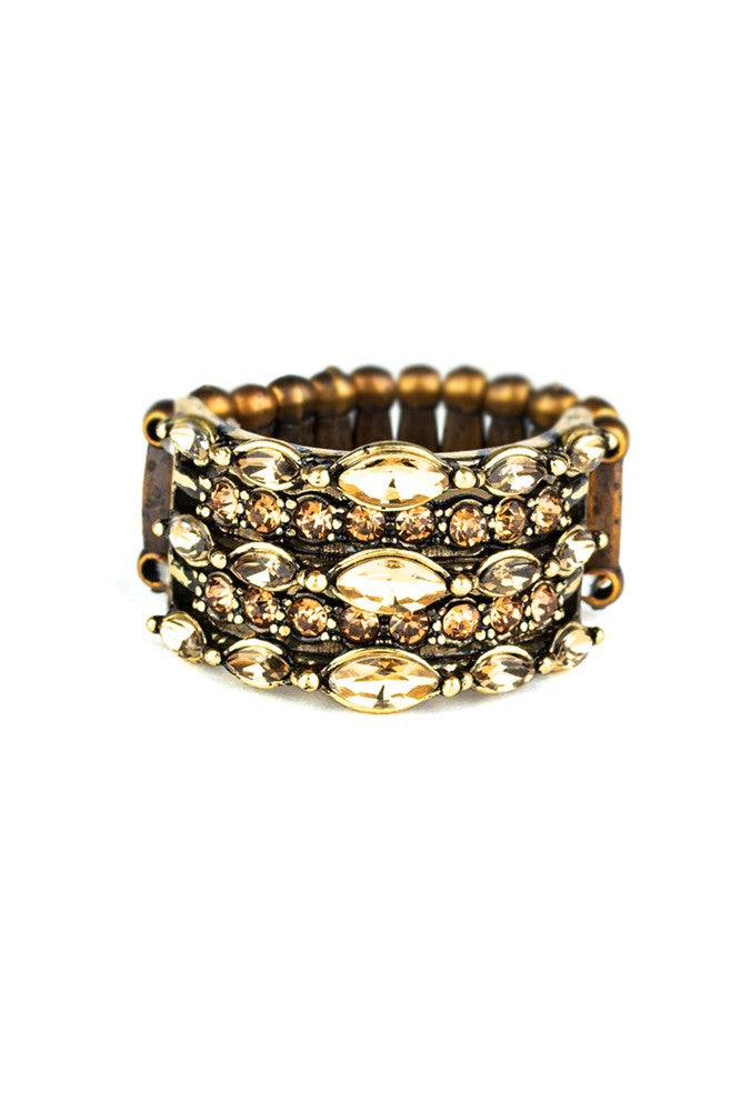 Diva Diadem - Brass