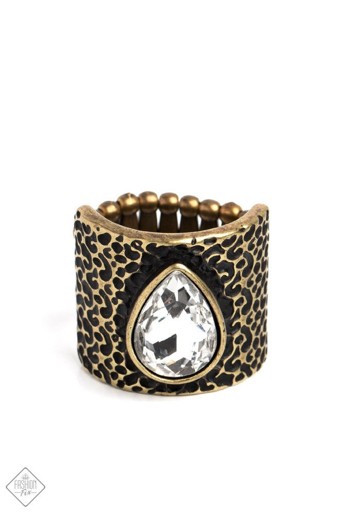 Singed Shape - Brass