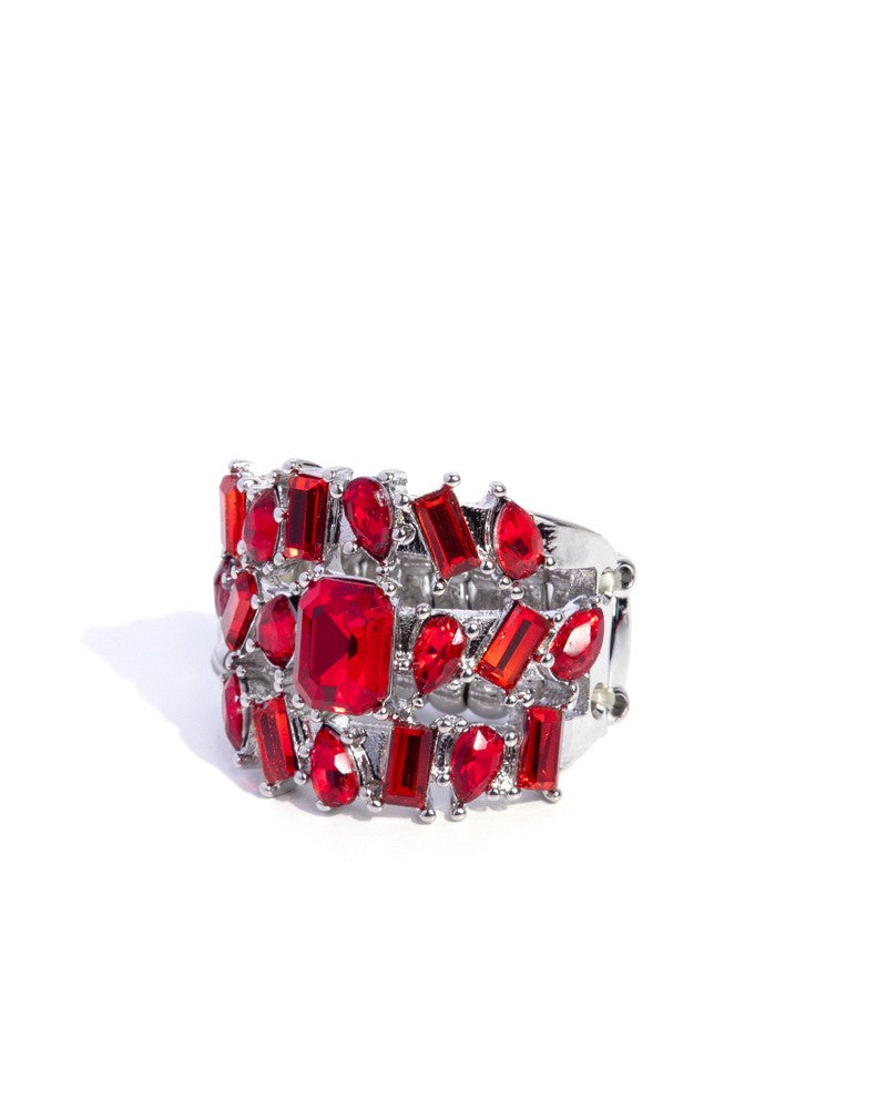 Strategically Shimmery - Red