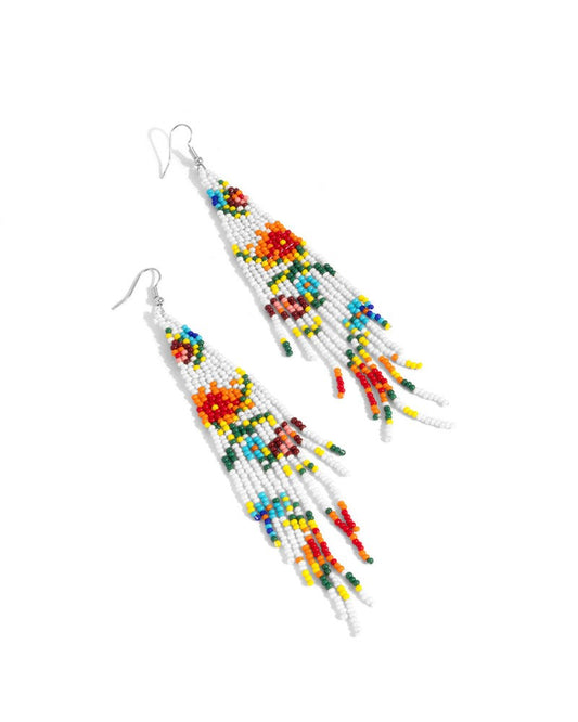 Beaded Gardens - White