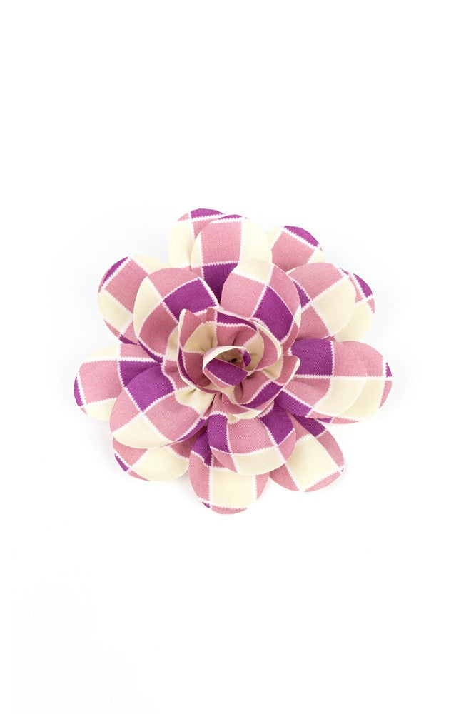 Gingham Garden - Purple