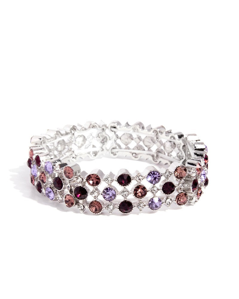 Ladylike Lattice - Purple