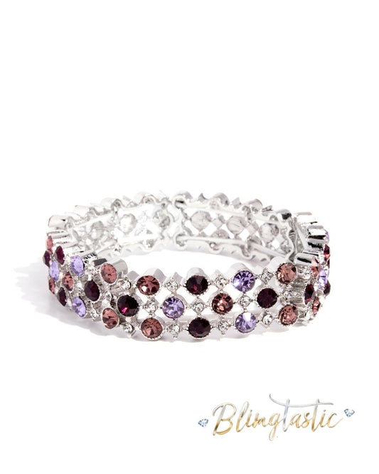 Ladylike Lattice - Purple