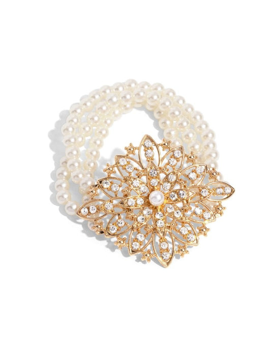 Flattering Floral - Gold